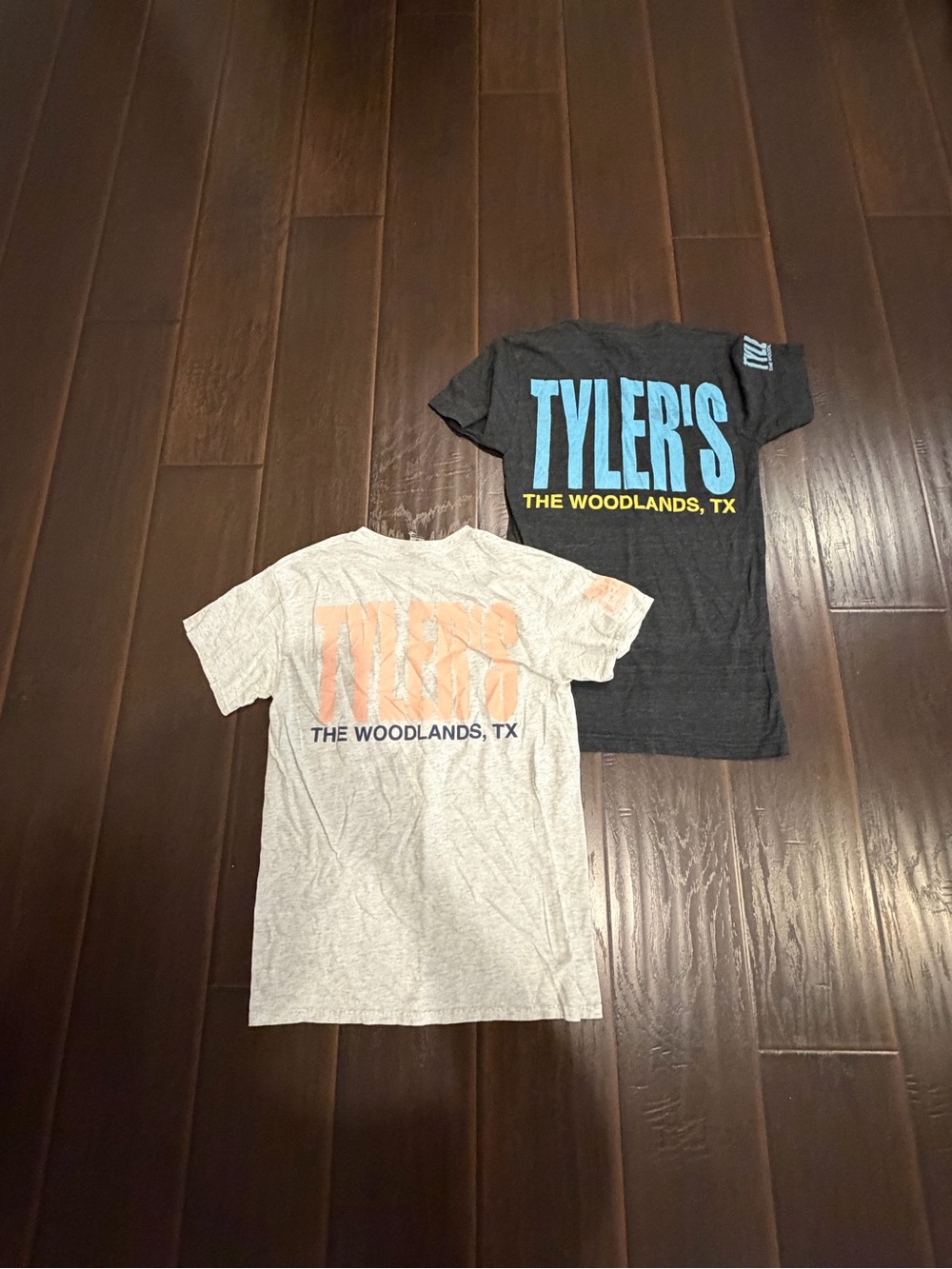 TYLER'S Short Sleeve Logo Tee - Gray and Charcoal